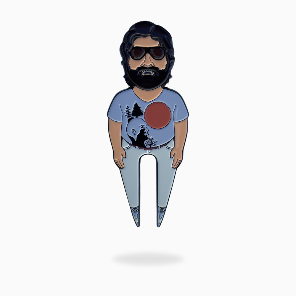 Alan from The Hangover Divot Tool for Golf. Best gifts for golfers, fathers day, and Christmas. Pin Creatures