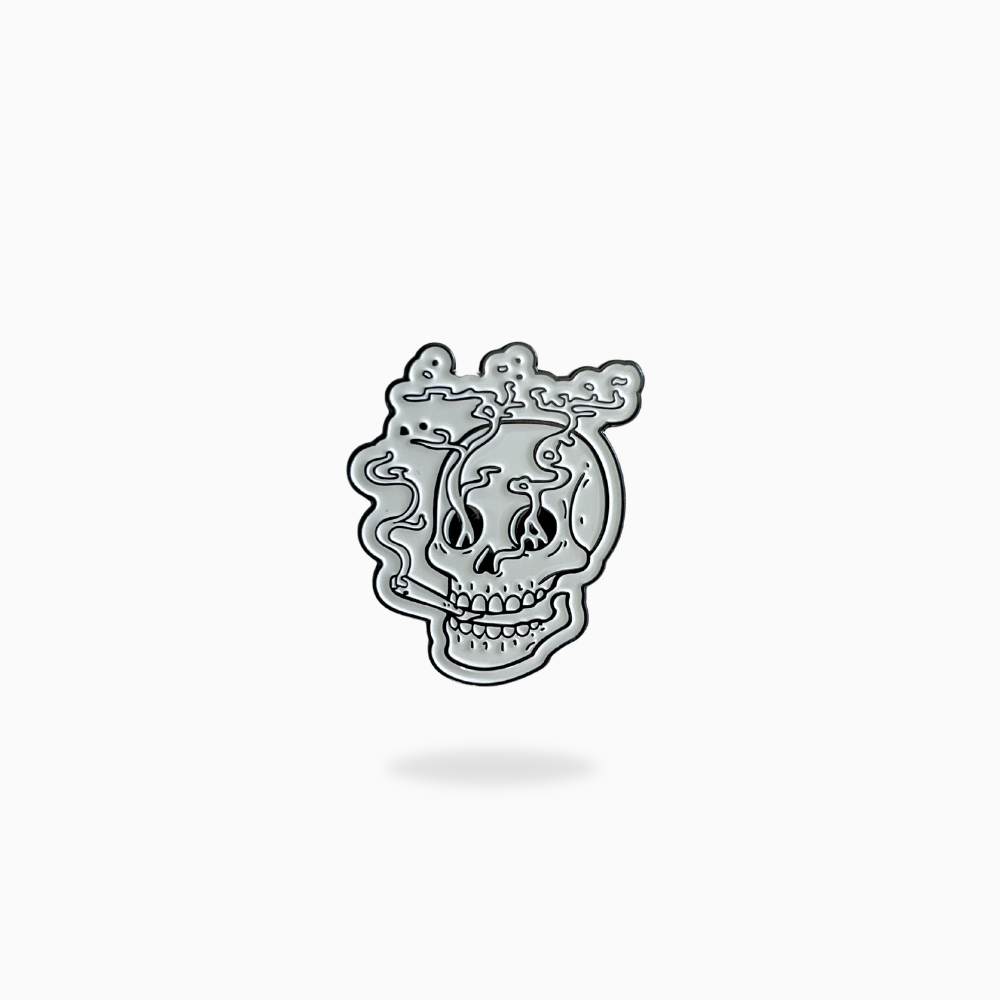 Smoking Skull Custom Ball Marker for Golf. Great gift for Fathers Day, Birthdays, Christmas | Pin Creatures