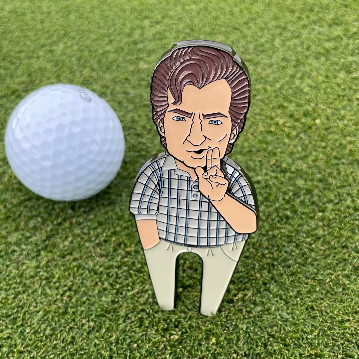 Shooter McGavin Divot tool for golf Happy Gilmour golf accessories