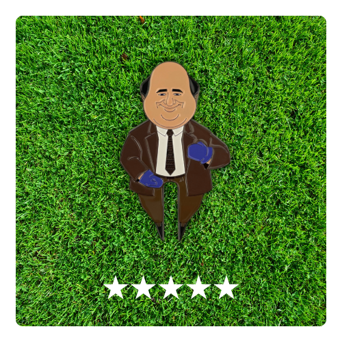 Kevin from The Office Divot Tool and Ball Marker set for golf - Pin Creatures
